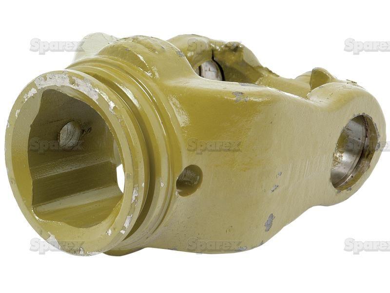 PTO Wide Angle Tube Yoke (U/J Size: 27 x 75 & 24 x 91mm) Profile: Triangle, Size: 43.5 x 3mm, Ref: 12516. La Magdalena (647)