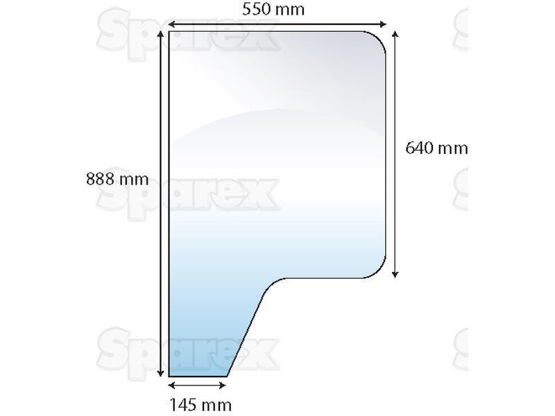 Door Glass RH & LH for Case IH 895XL
