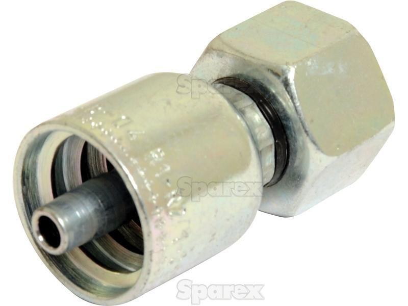 Parker Metric Hose Insert 1/4'' x M18 x 1.50  Female Straight Swivel Heavy Series PARKER HANNIFIN (1C948-10-4)