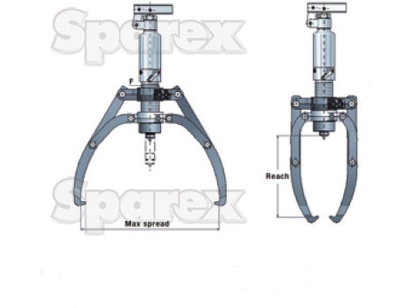 NTN SNR Self Centre Hydraulic Puller 12T