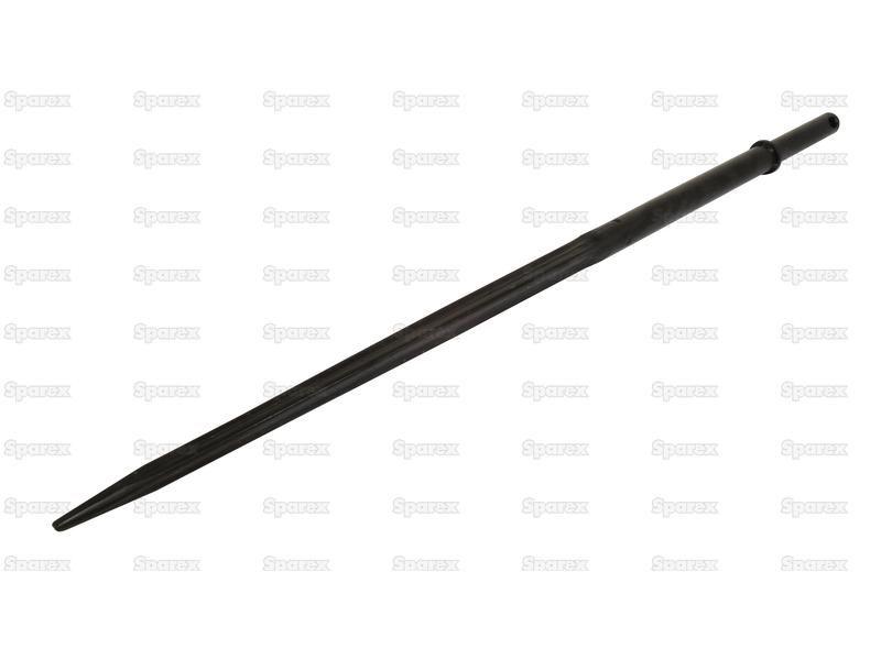Straight Loader Tine | 1200mm for Emily, Magsi, Pin fitting and stop collar