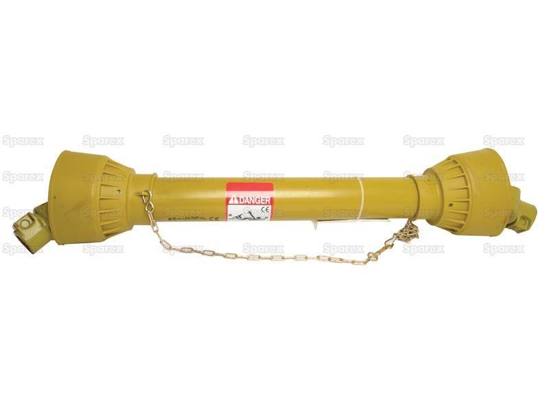 PTO Shaft - (Lz) Length: 760mm, 1 3/8'' x 6 Spline Q.R. to 1 3/8'' x 6 Spline Q.R.
