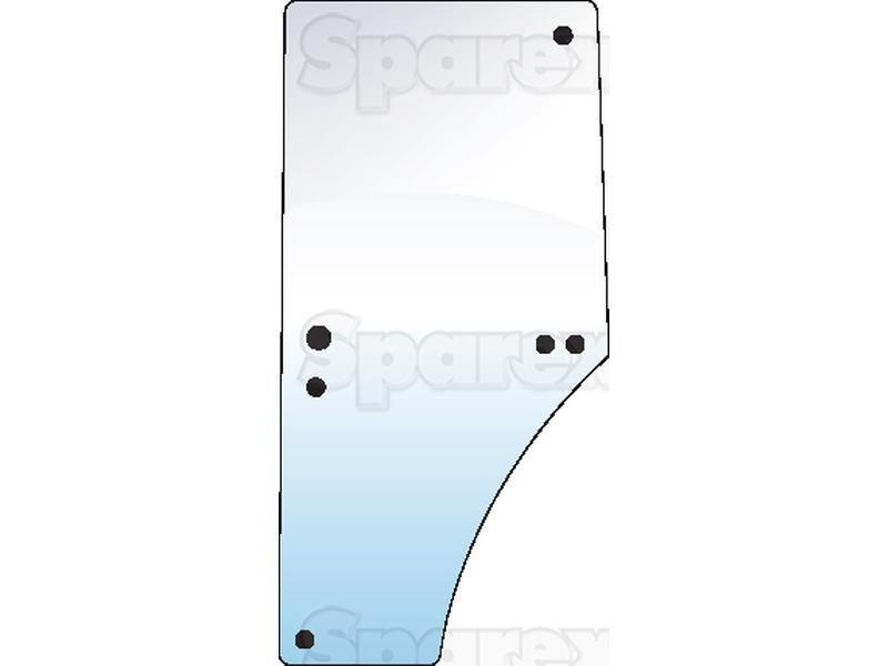 Door Glass LH for John Deere 6800 (6000 Series)