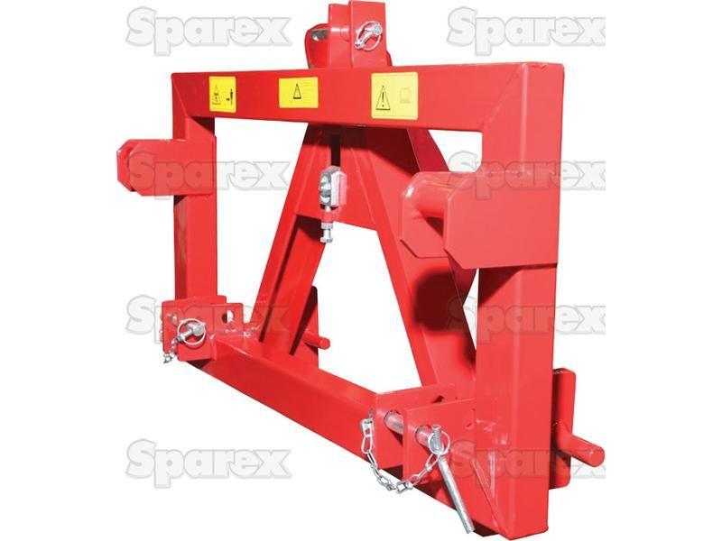 Adapter from Euro Norm to 3-point linkage (Cat. 2)