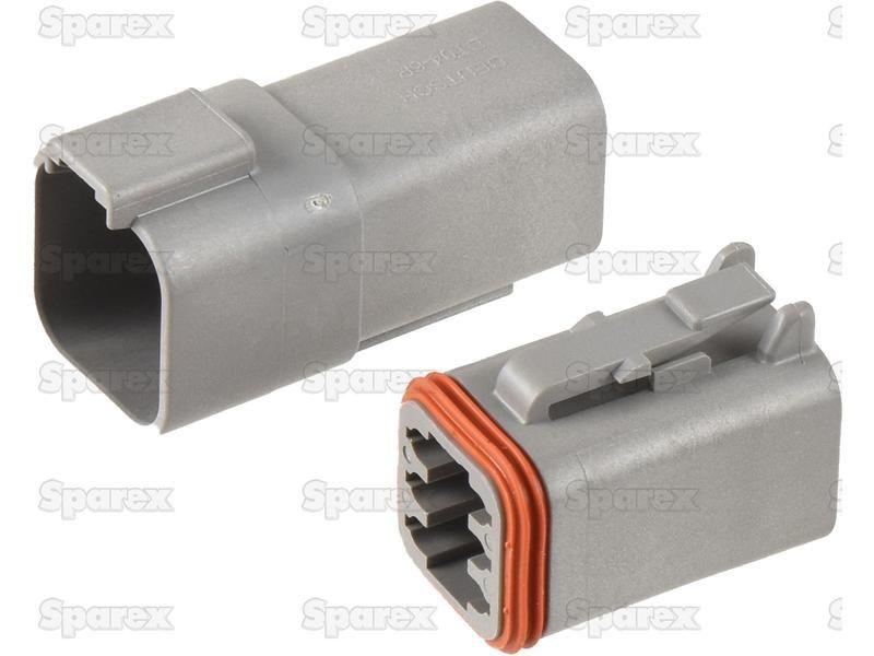 Deutsch DT Connector 6 Pole 4 pcs. (Bag)