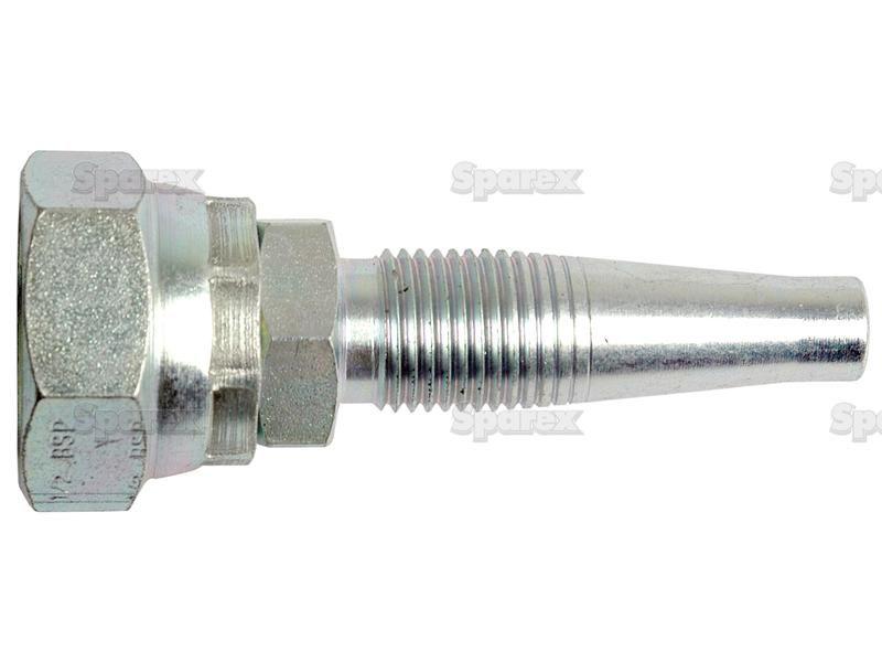Hydraulic 2-Piece Re-usable Coupling insert 3/8'' x 1/2''BSP female