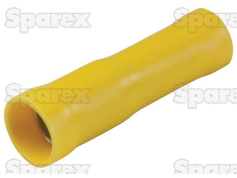 Pre Insulated Bullet Terminal, Double Grip - Female, 5.0mm, Yellow (4.0 - 6.0mm) (Agripak 25 pcs.)
