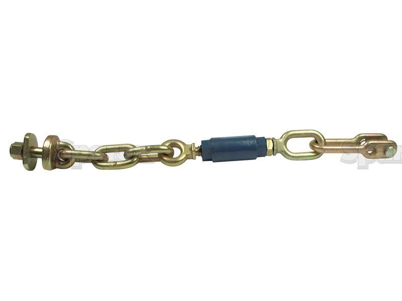 Stabiliser Chain - D Shackle Ã˜16mm - Thread Ã˜19mm - Min. Length:594mm - 3/4 UNC for Ford New Holland