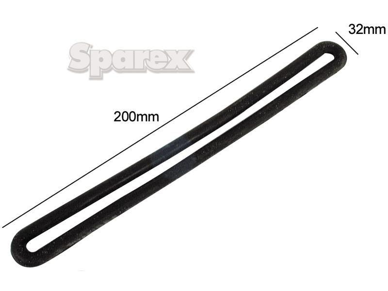 Oval Rubber Tensioner 200mm 1 loop