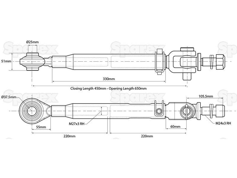 Stabiliser for Massey Ferguson