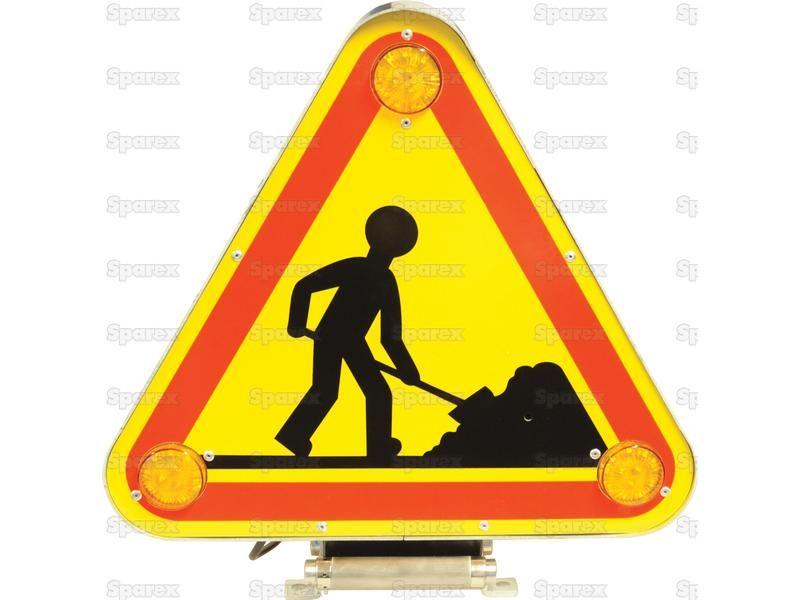 LED Triangle Warning Light, Interference: Class 3, 12-24V