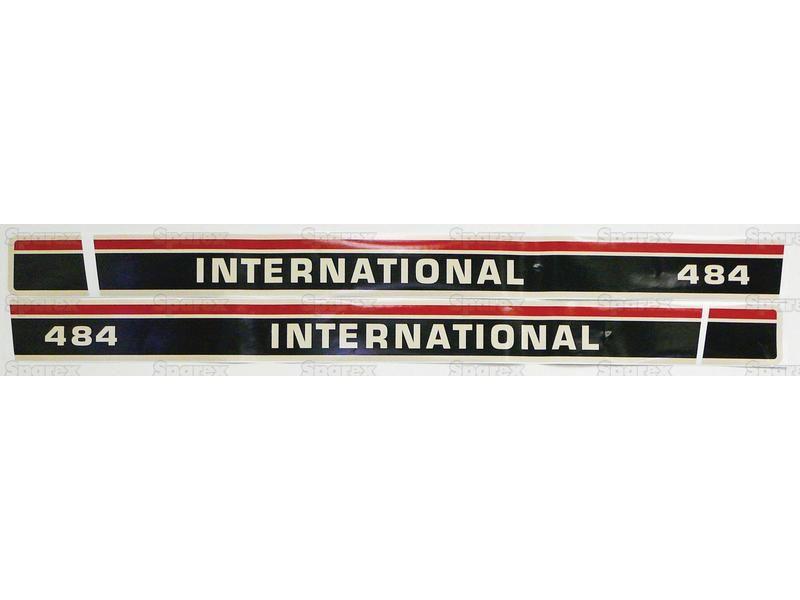 Decal Set - Case IH / International Harvester IH 484 for Case IH 484 (International)
