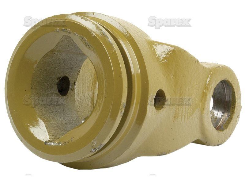 PTO Tube Yoke (U/J Size: 27 x 74.5mm) Profile: Lemon, Size: 39.5 x 4.5mm, Ref: 1b. La Magdalena, Massey Ferguson, Walterscheid