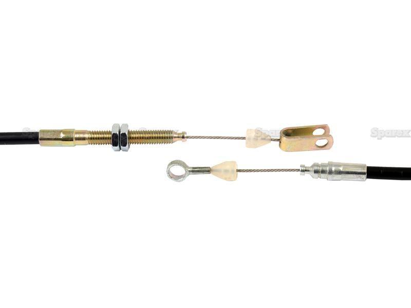 Foot Throttle Cable - Length: 1260mm, Outer cable length: 1108mm. for Massey Ferguson