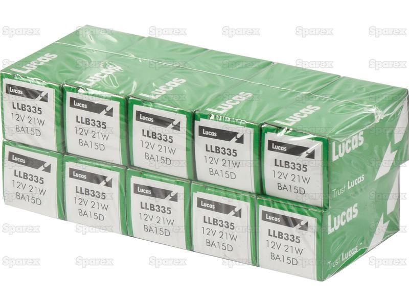 Halogen Side | Indicator Bulb, 12V, 21W, BA15d Base John Deere, Lucas, Massey Ferguson, OSRAM, Phillips