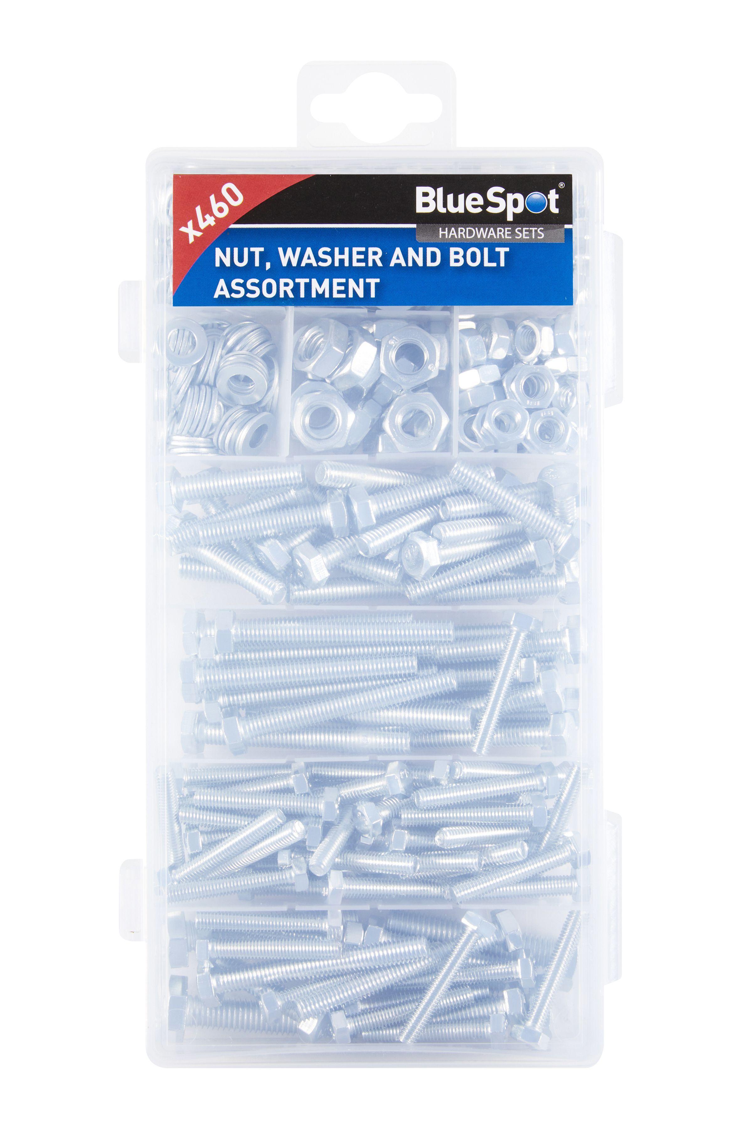 Blue Spot Tools 460 PCE Assorted Nut, Washer And Bolt Set