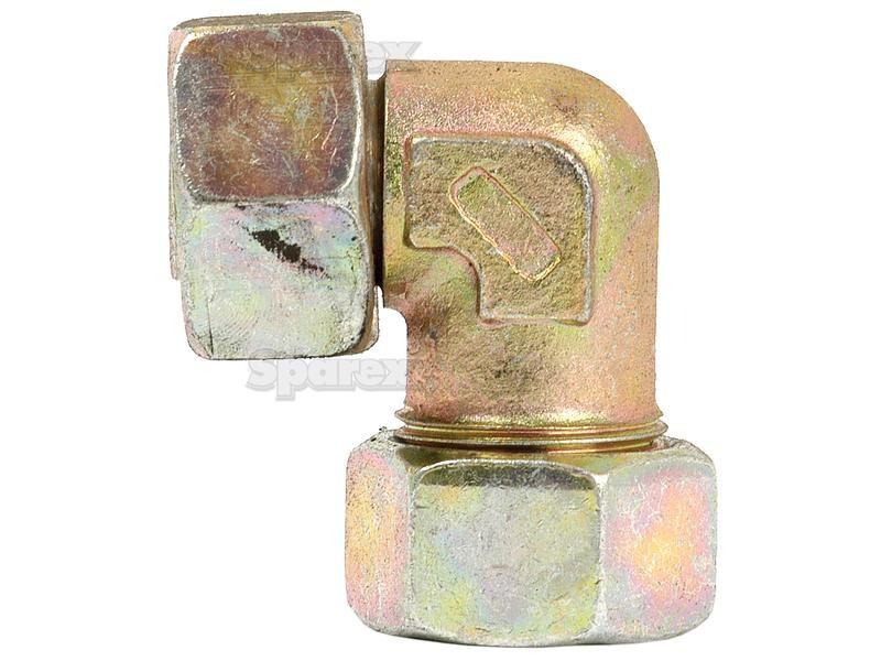 Hydraulic Metal Pipe Angled Stud Coupling E.W.V. 22L 90 compact standpipe PARKER HANNIFIN (EVW22LCF)