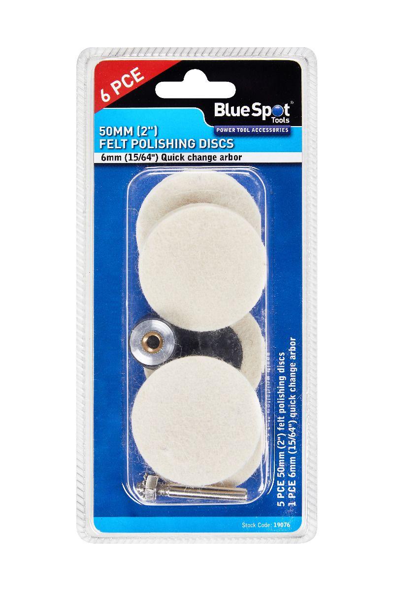Blue Spot Tools 6 PCE Polishing Accessories Tool Set