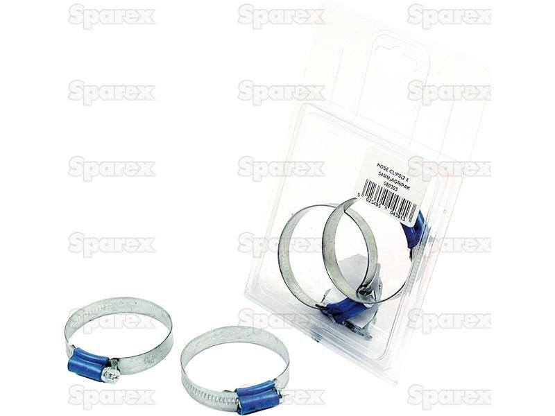 Hose Clip, Min Ø130mm, Max. Ø165mm, 2 pcs. Agripak.