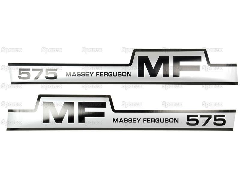 Decal Set - Massey Ferguson 575 for Massey Ferguson 575 (500 Series)