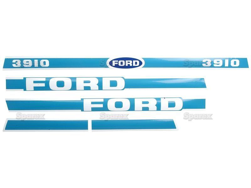 Decal Set - Ford / New Holland 3910 for Ford New Holland
