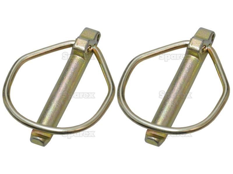 Rubig Safety Linch Pin, Pin Ø11.5mm x 55mm (2 pcs. Agripak)