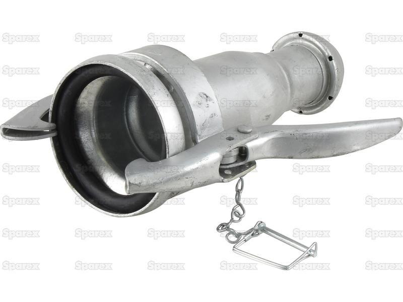 Reducer Female / Male - 4 to 3'' (108-89mm) (Galvanised)