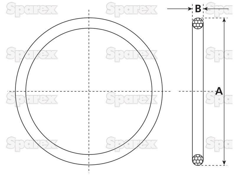 Gasket Ring 6'' (170mm) (Rubber)