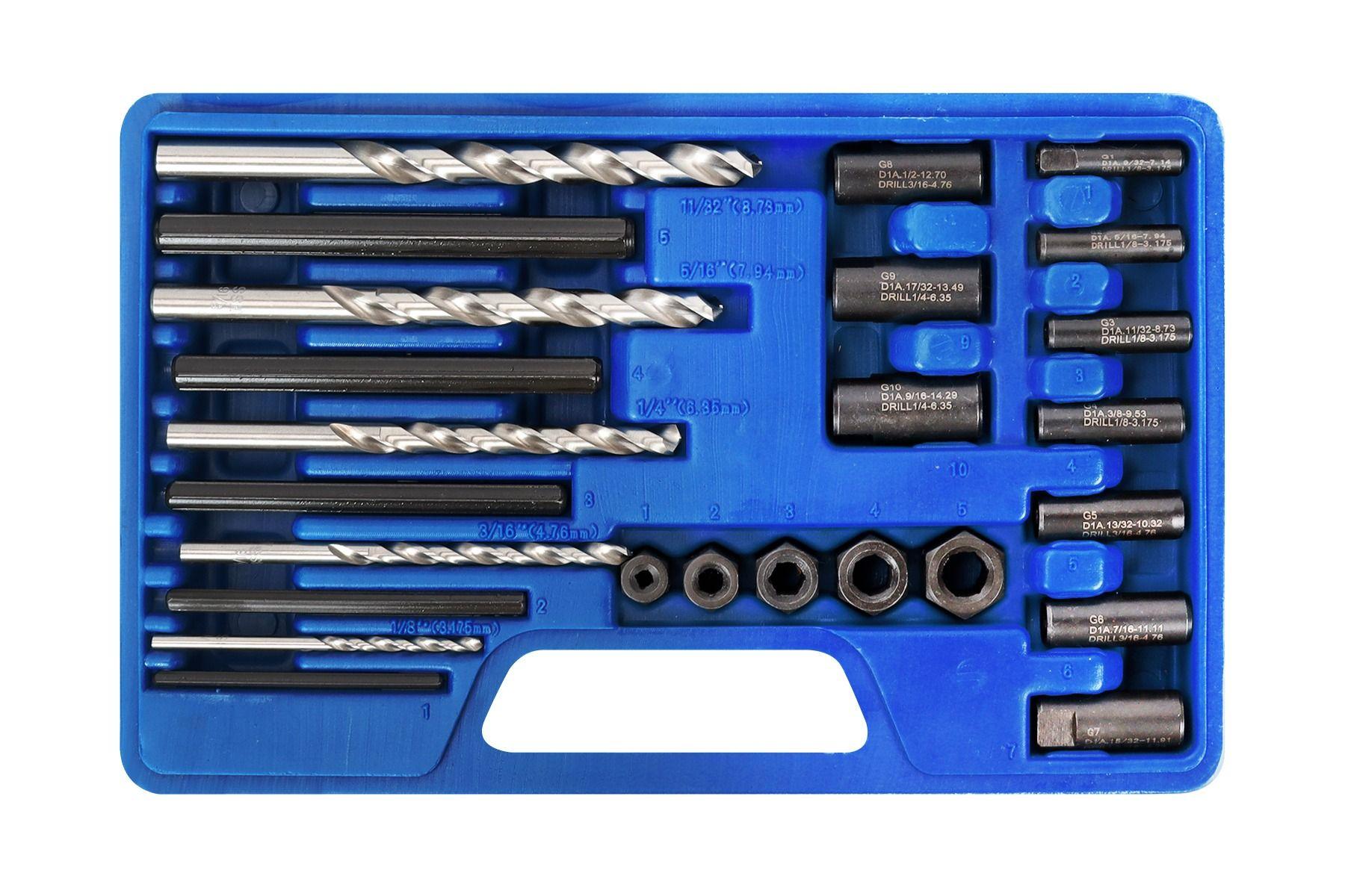 Blue Spot Tools 25 PCE Stud & Bolt Extractor Kit