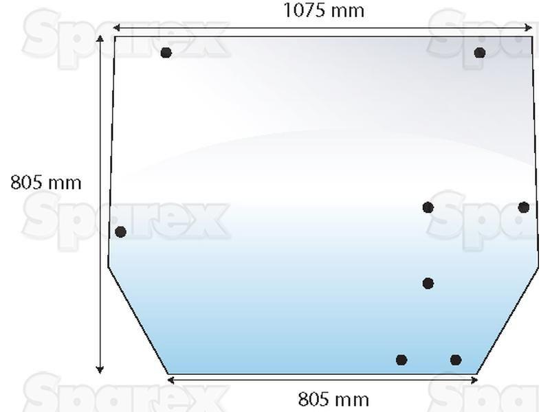 Rear Window for John Deere 2040 (40 Series)
