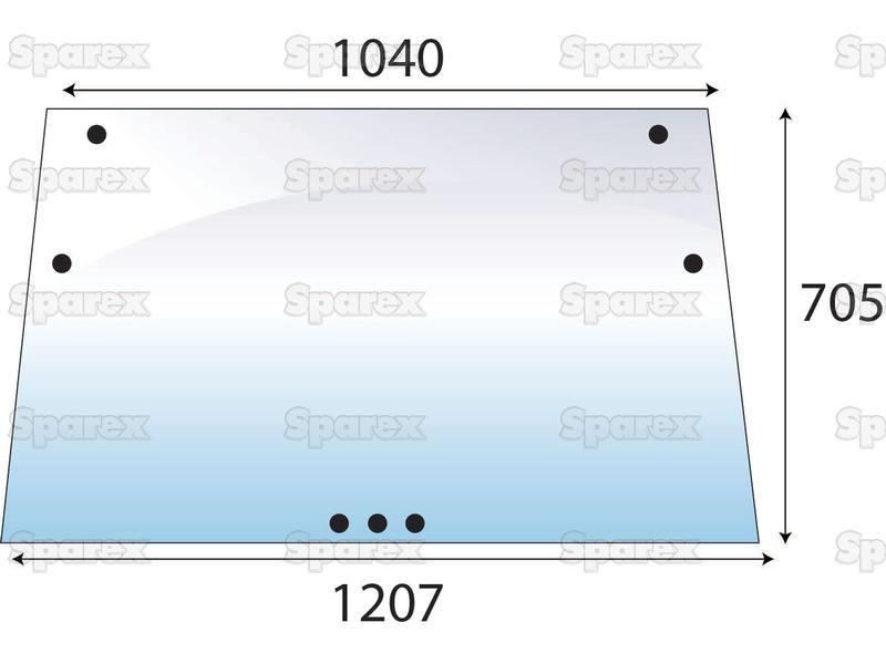 Windscreen for Deutz-Fahr D 7807