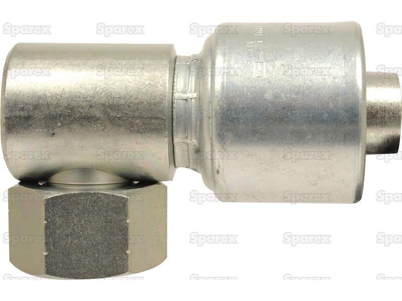 Gates BSP 60° Hose Insert 1'' x 1'' Female 90° Compact Swivel Gates (Belts) (16G16FBSPORX90BL)