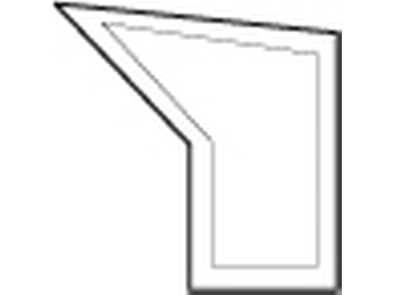 Door Glass LH for Ford New Holland 7610 (10 Series)