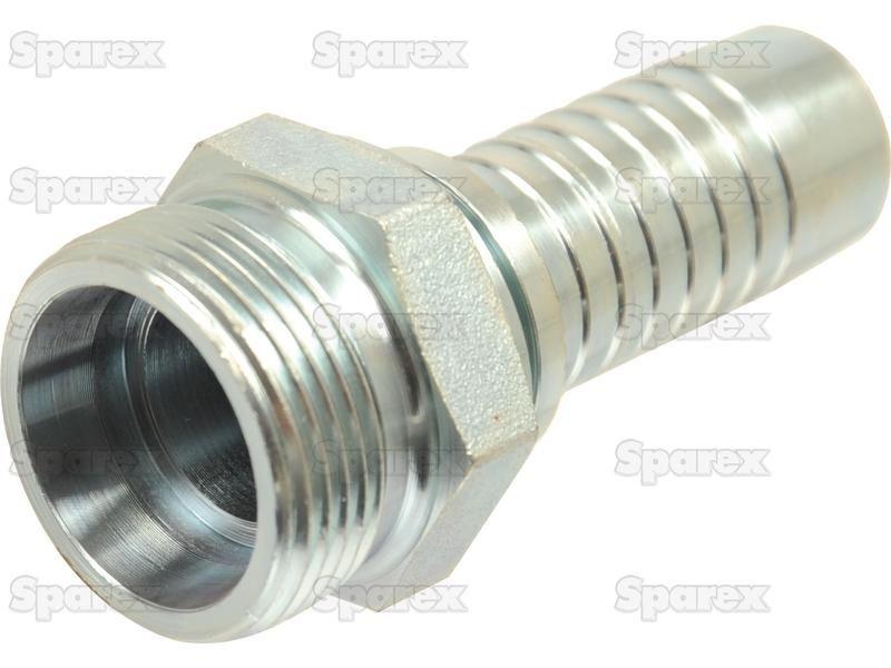 Dicsa Metric 24° Hose Insert 3/4'' x M30 x 2 (20S) Male Thread Straight