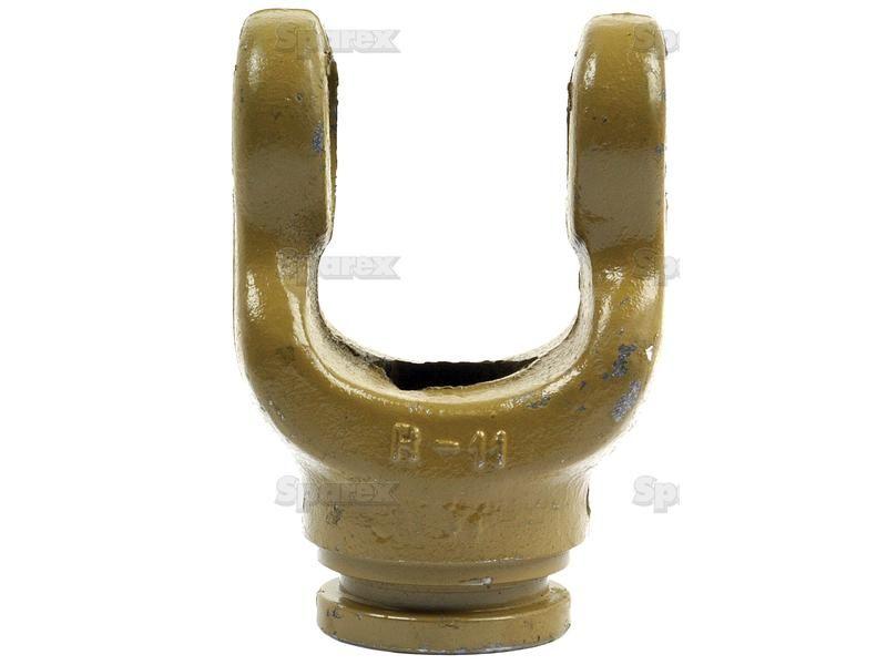 PTO Tube Yoke (U/J Size: 22 x 54.8mm) Profile: Triangle, Size: 26.5 x 3.5mm, Ref: 12502. Bondioli & Pavesi, La Magdalena, Massey Ferguson, Same
