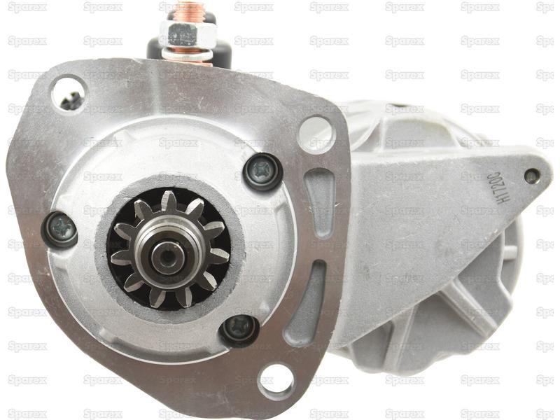 Starter Motor - 12V, 4Kw, Gear Reducted (Sparex)  for John Deere (RE501298, RE65103, RE69704, RE70957)
