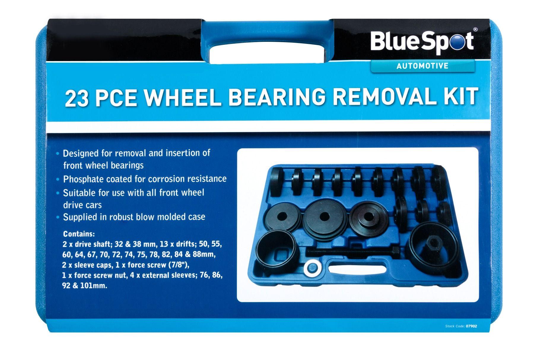 Blue Spot Tools 23 PCE Wheel Bearing Removal Kit