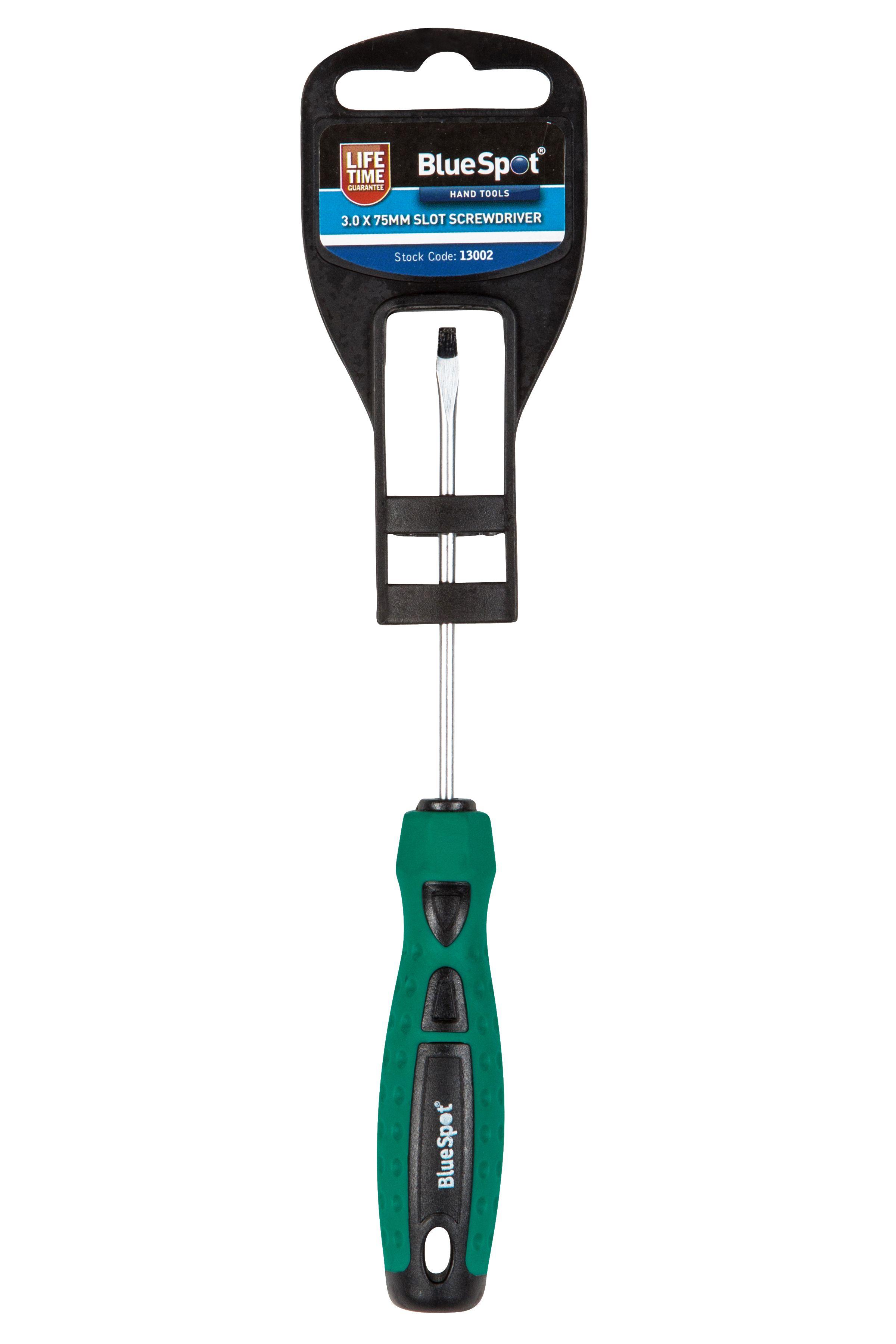 Blue Spot Tools 3.0 x 75mm Slotted Screwdriver
