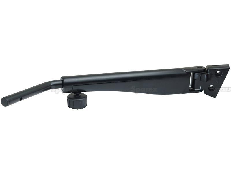 Mirror Arm LH 650-900mm 22mm square sup. tube Plate 115x46mm | Case/IH 297025A2