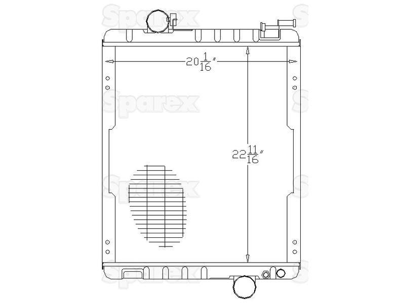 Radiator for John Deere 7400 (Forage Harvesters - 7000 Series)