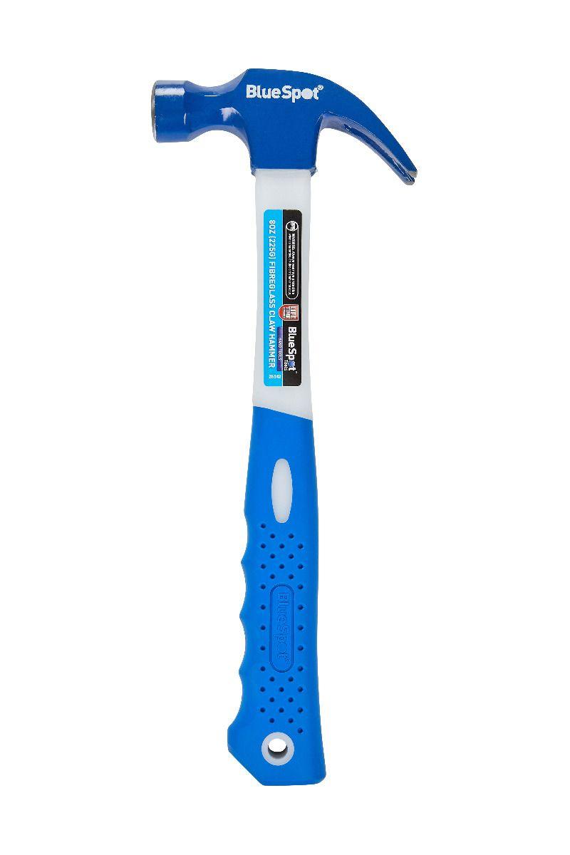 Blue Spot Tools 8OZ (225g) Fibre Glass Claw Hammer