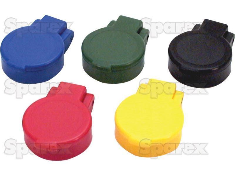 Dust Cap 1/2'' Black Fits Female Coupling