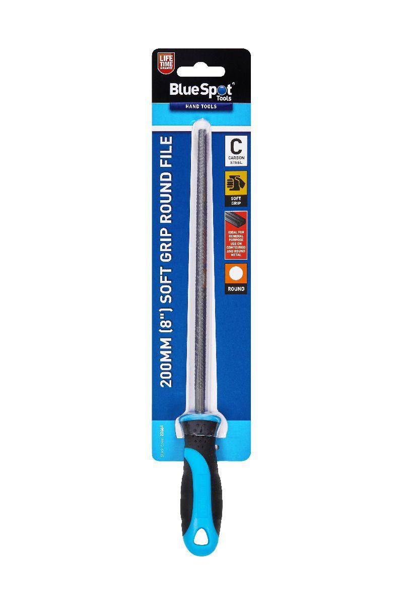 Blue Spot Tools 8" Soft Grip Round File
