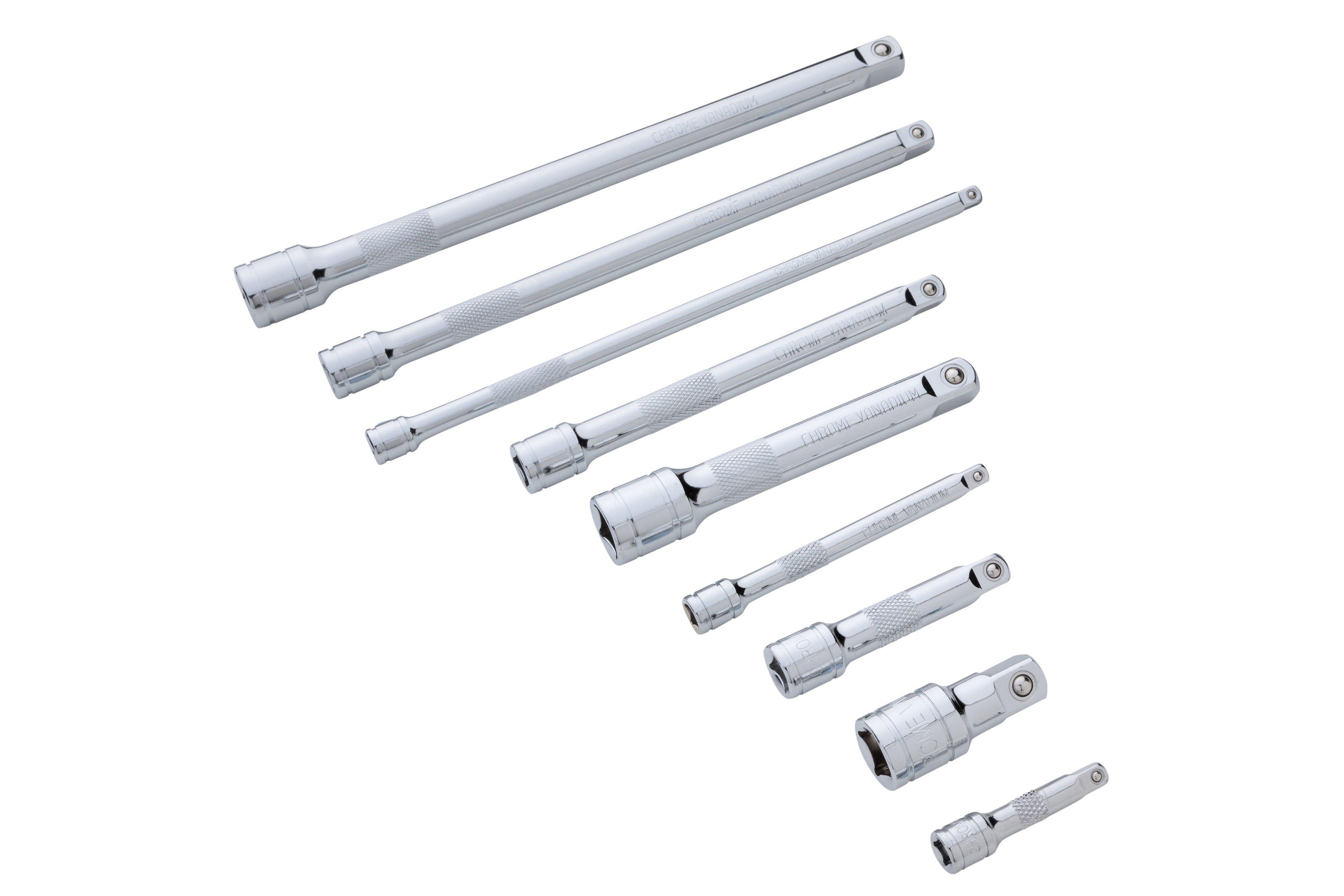 Blue Spot Tools 9 PCE 1/4"-3/8"-1/2" Mixed Extension Bar Set