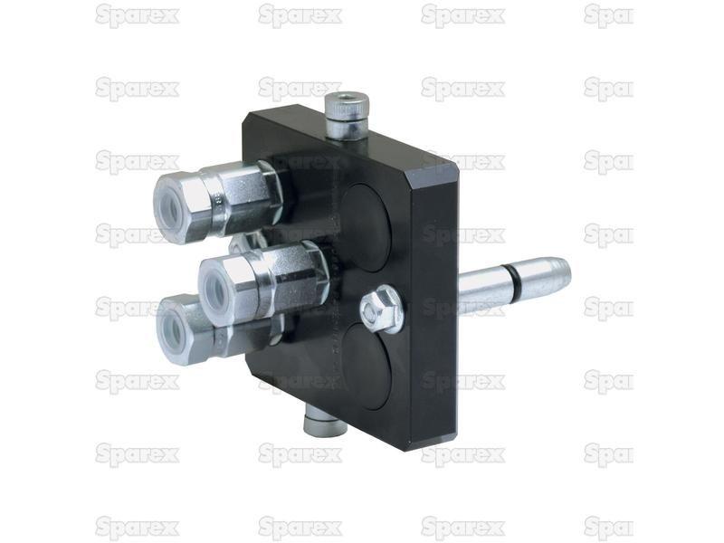 Faster Multiport Coupling - 3 Ports 1/4'' Body x 9/16'' UNF Male Thread (Mobile Part) Faster S.p.A (3P5065-3-A M C)