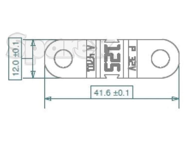 Midi Fuse 40 Amps (Green) 40x10mm