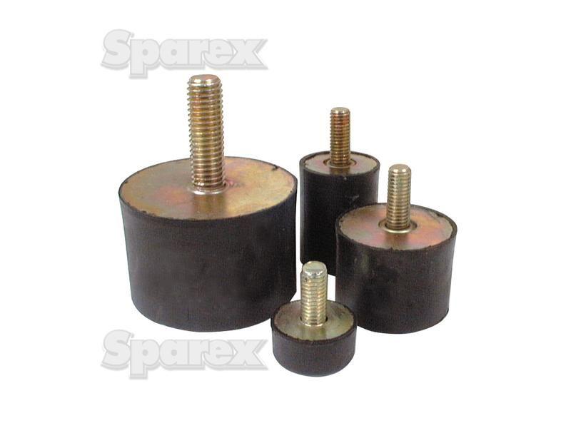 Anti Vibration Mount - Bolt to Foot, Ø20mm.