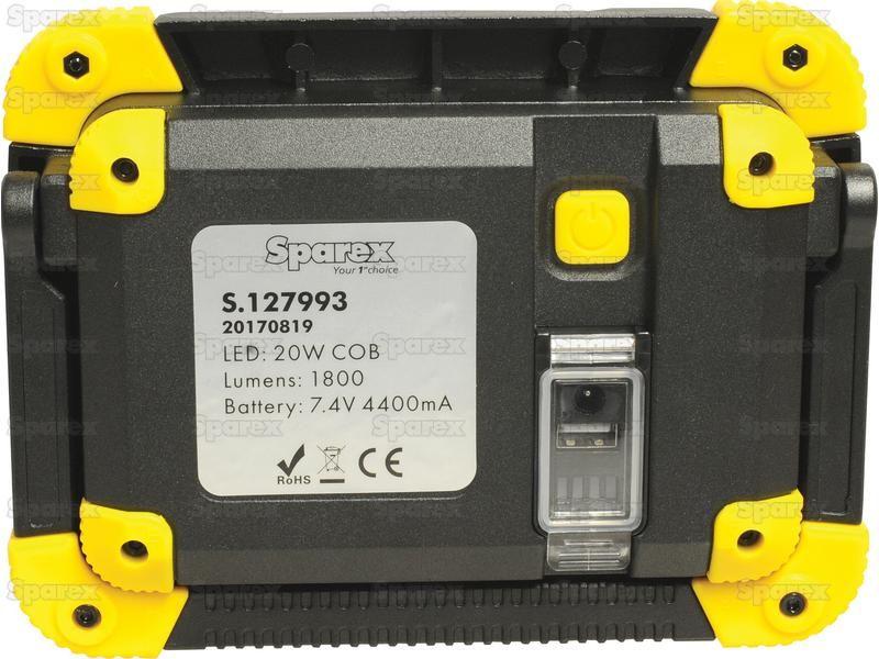 LED Rechargeable Flood Light with Power Bank, 20W.
