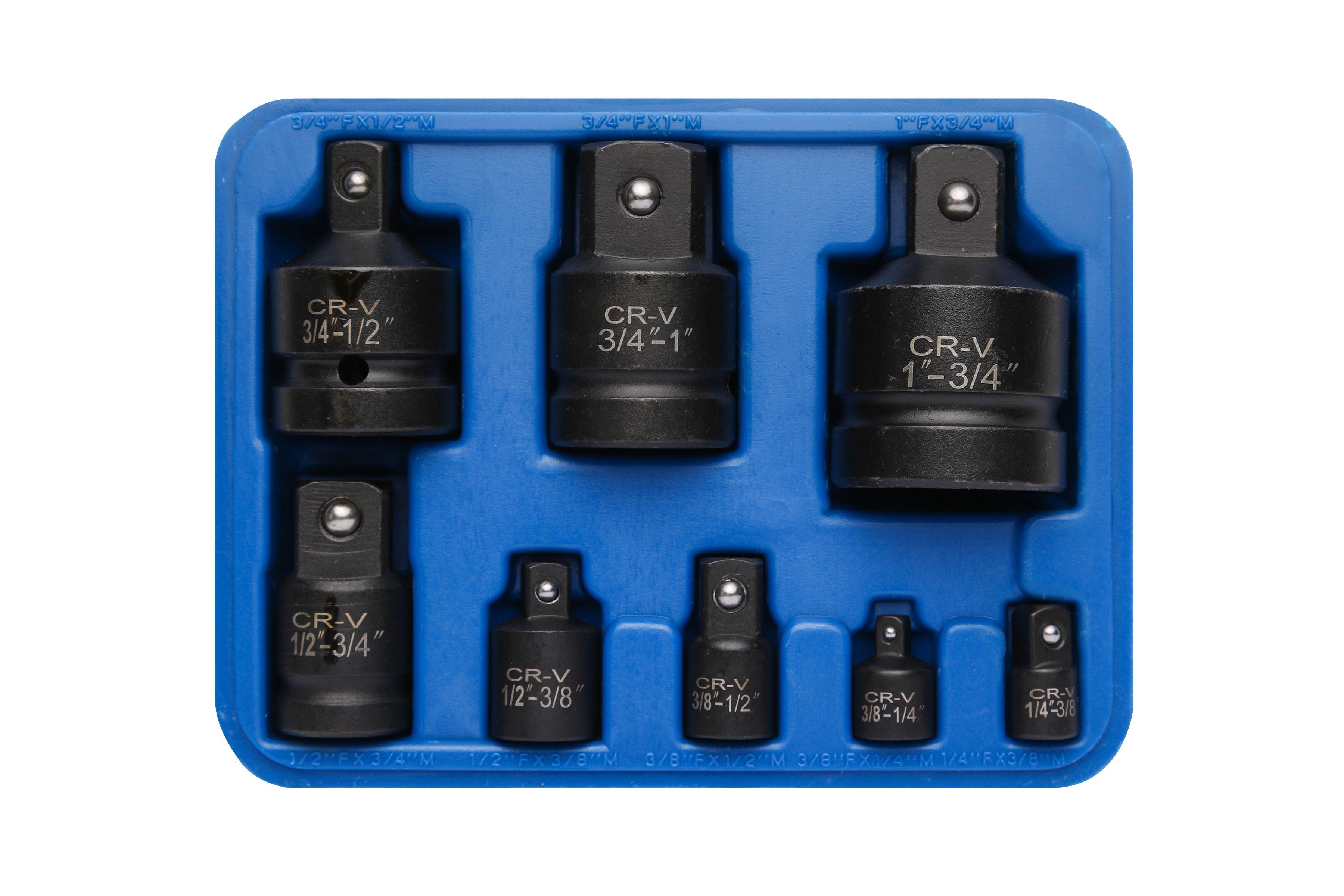 Blue Spot Tools 8 PCE Impact Socket Adaptor Set