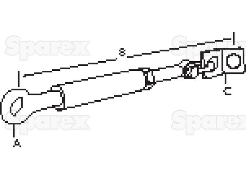 Short Stabiliser assembly for Massey Ferguson 240 (200 Series)